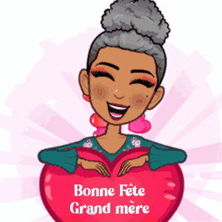 bonne fête grand mère coeur